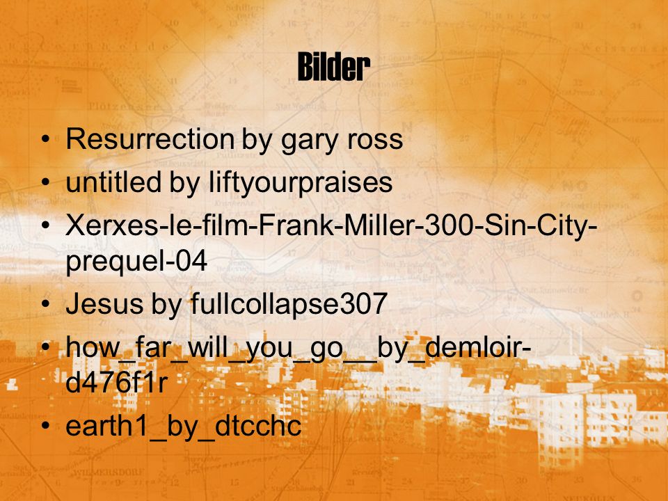 Bilder Resurrection by gary ross untitled by liftyourpraises Xerxes-le-film-Frank-Miller-300-Sin-City- prequel-04 Jesus by fullcollapse307 how_far_will_you_go__by_demloir- d476f1r earth1_by_dtcchc