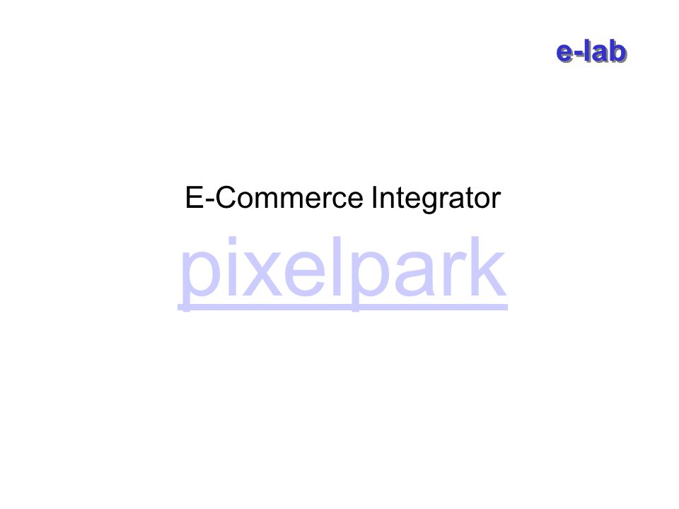 E-Commerce Integrator pixelpark