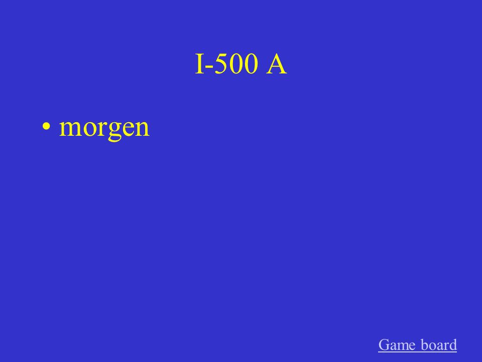 I-400 A vorgestern Game board