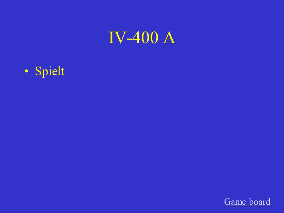 IV-300 A sind Game board