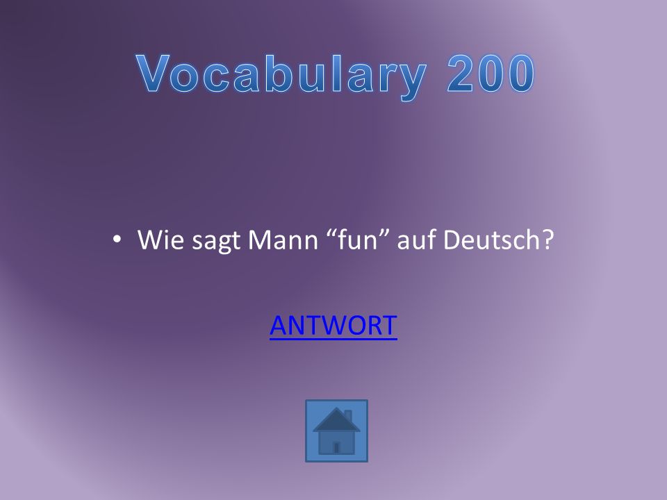 Wie sagt Mann fun auf Deutsch ANTWORT