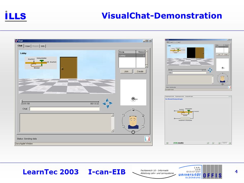 LearnTec 2003 I-can-EIB 4 VisualChat-Demonstration