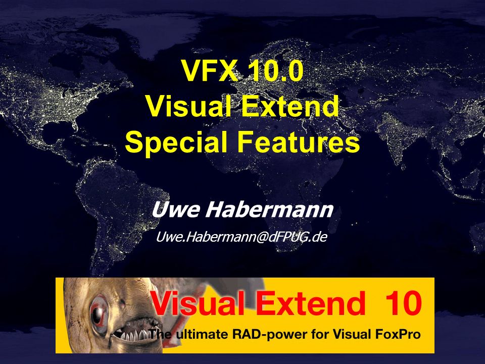 Uwe Habermann VFX 10.0 Visual Extend Special Features