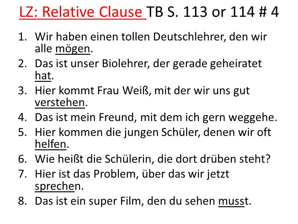 LZ: Relative Clause TB S.
