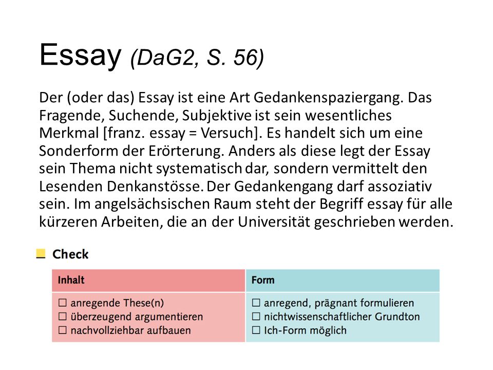 essay schreiben universitt