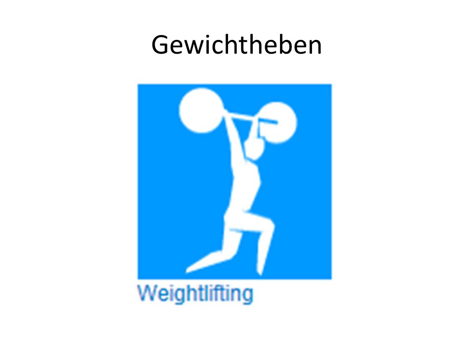 Gewichtheben