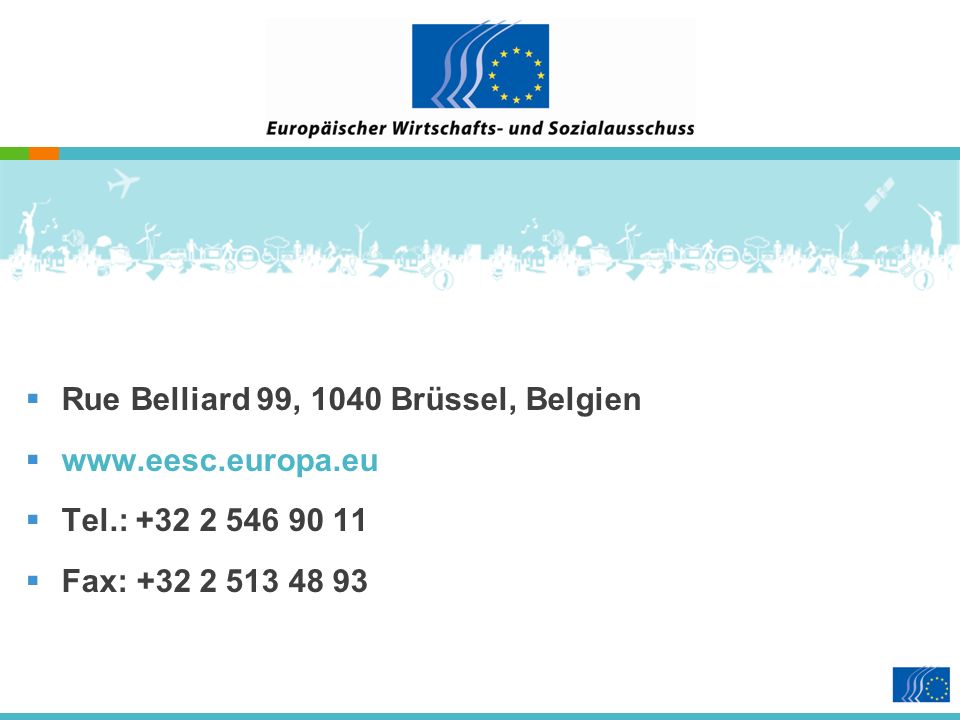 Rue Belliard 99, 1040 Brüssel, Belgien   Tel.: Fax: