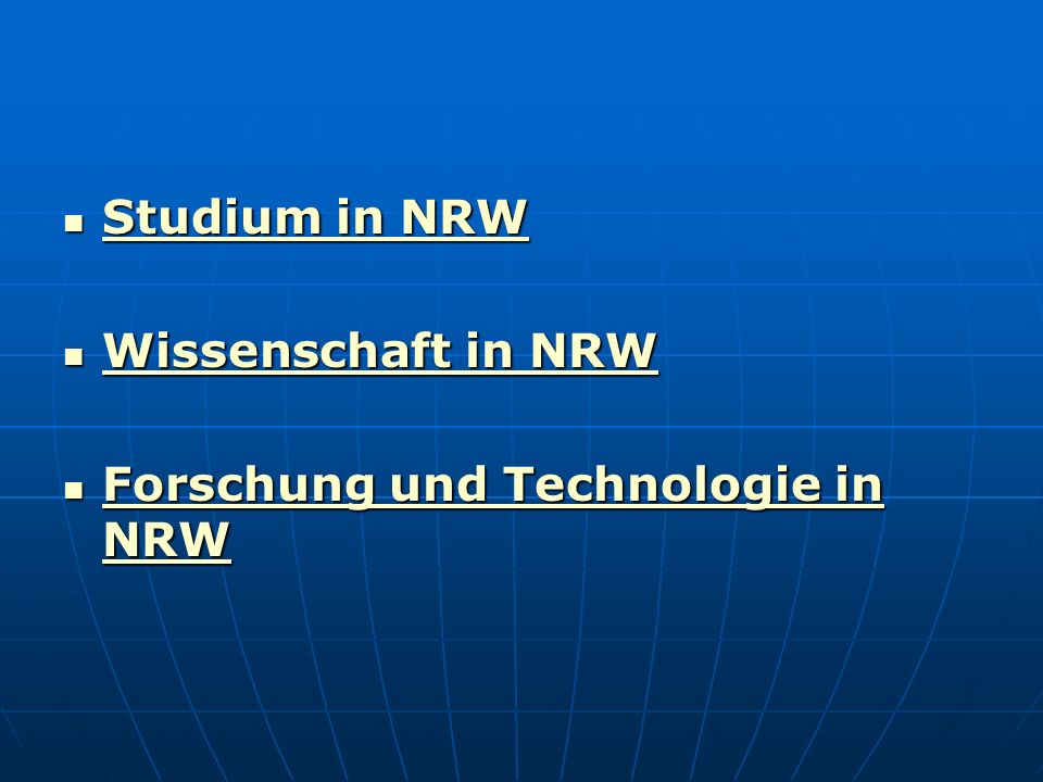 Studium in NRW Studium in NRW Studium in NRW Studium in NRW Wissenschaft in NRW Wissenschaft in NRW Wissenschaft in NRW Wissenschaft in NRW Forschung und Technologie in NRW Forschung und Technologie in NRW Forschung und Technologie in NRW Forschung und Technologie in NRW