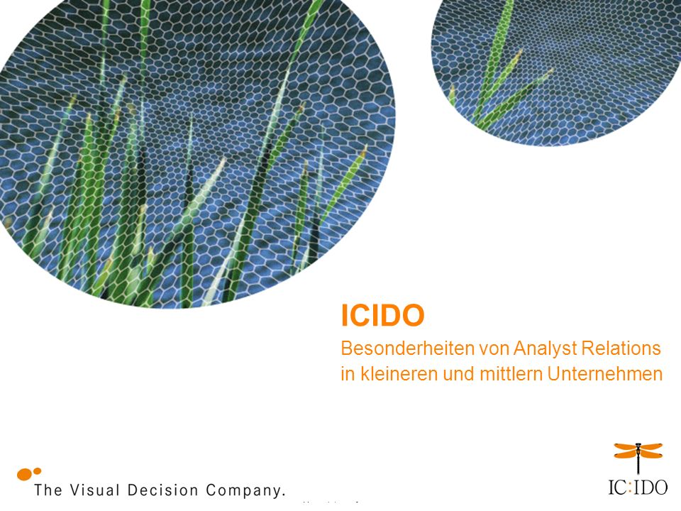 V x.y, date, verfasser Besonderheiten von Analyst Relations in kleineren und mittlern Unternehmen ICIDO