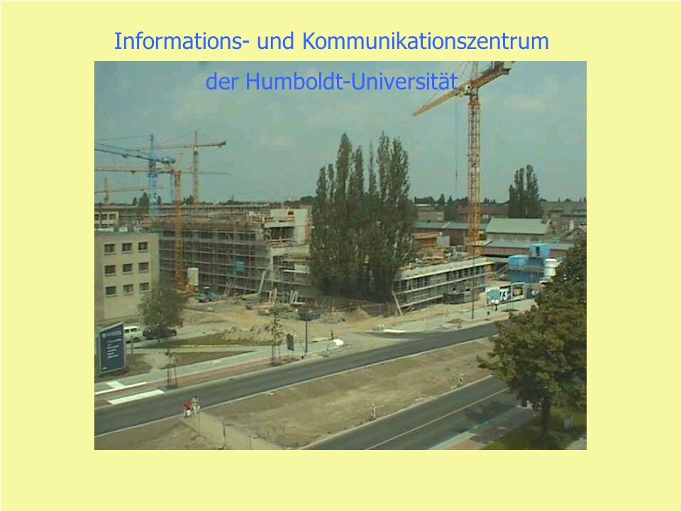 Dr. P. Schirmbacher Informations- und Kommunikationszentrum der Humboldt-Universität