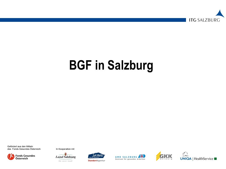 BGF in Salzburg