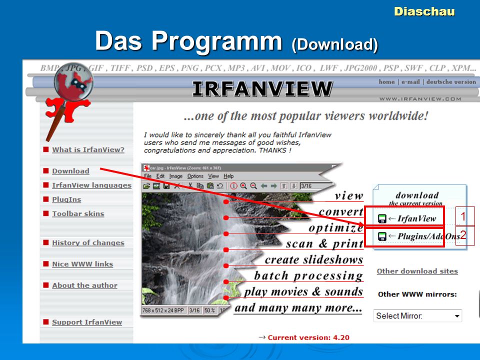 Diaschau Das Programm (Download) 1 2