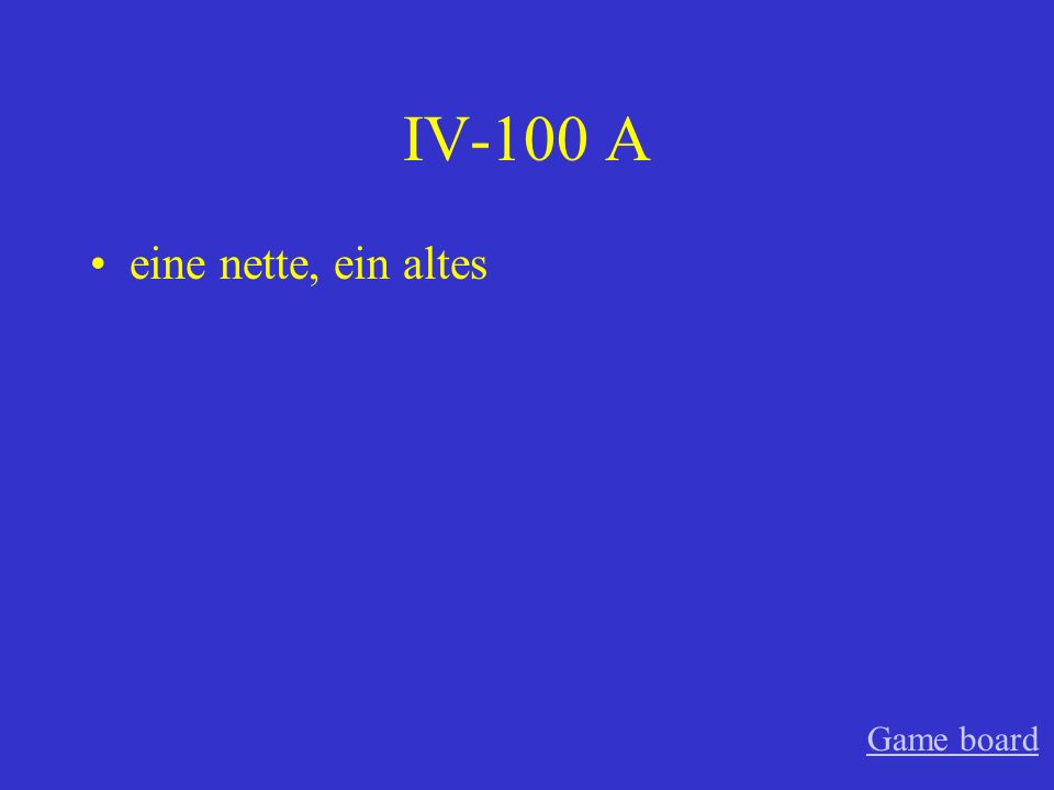 III-500 A Nette, französischen Game board