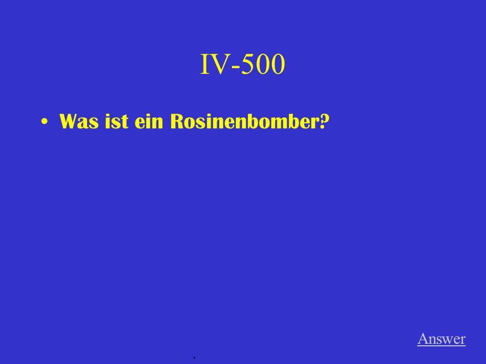 IV-400 Was bedeuten BRD und DDR Answer.