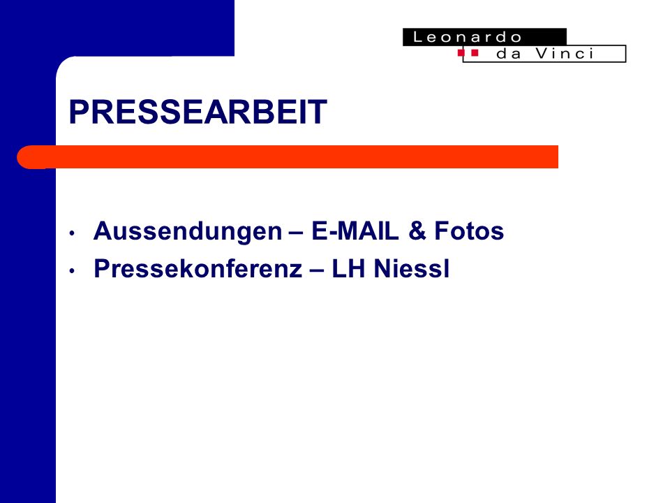 PRESSEARBEIT Aussendungen –  & Fotos Pressekonferenz – LH Niessl