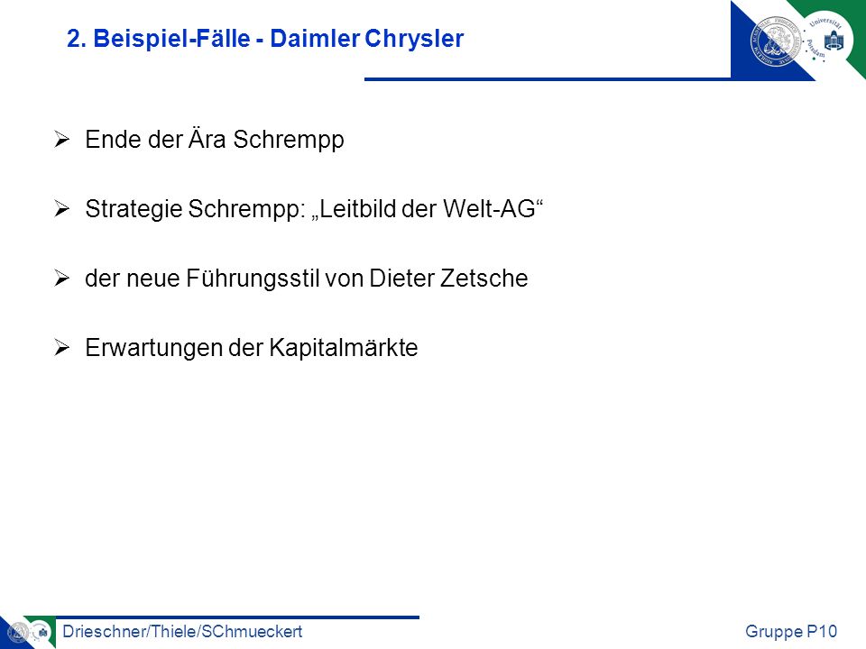 Drieschner/Thiele/SChmueckertGruppe P10 2.