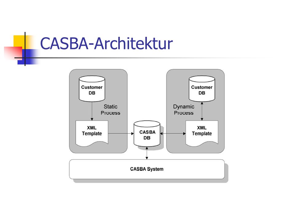CASBA-Architektur