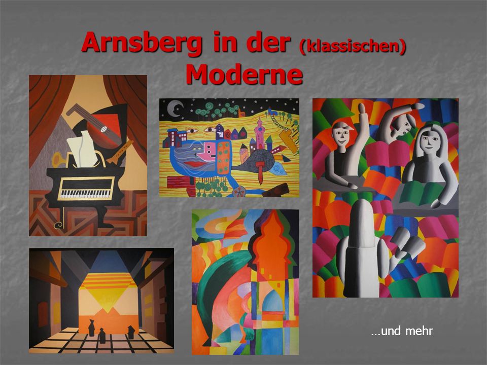 Arnsberg in der (klassischen) Moderne …und mehr