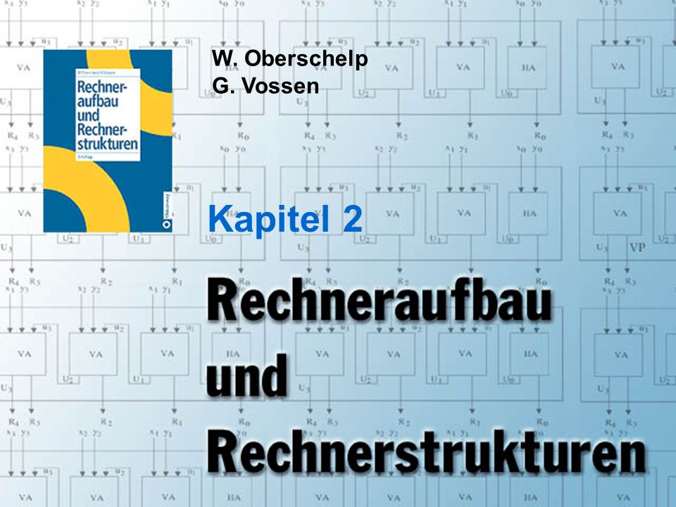 Rechneraufbau & Rechnerstrukturen, Folie 2.1 © W. Oberschelp, G.