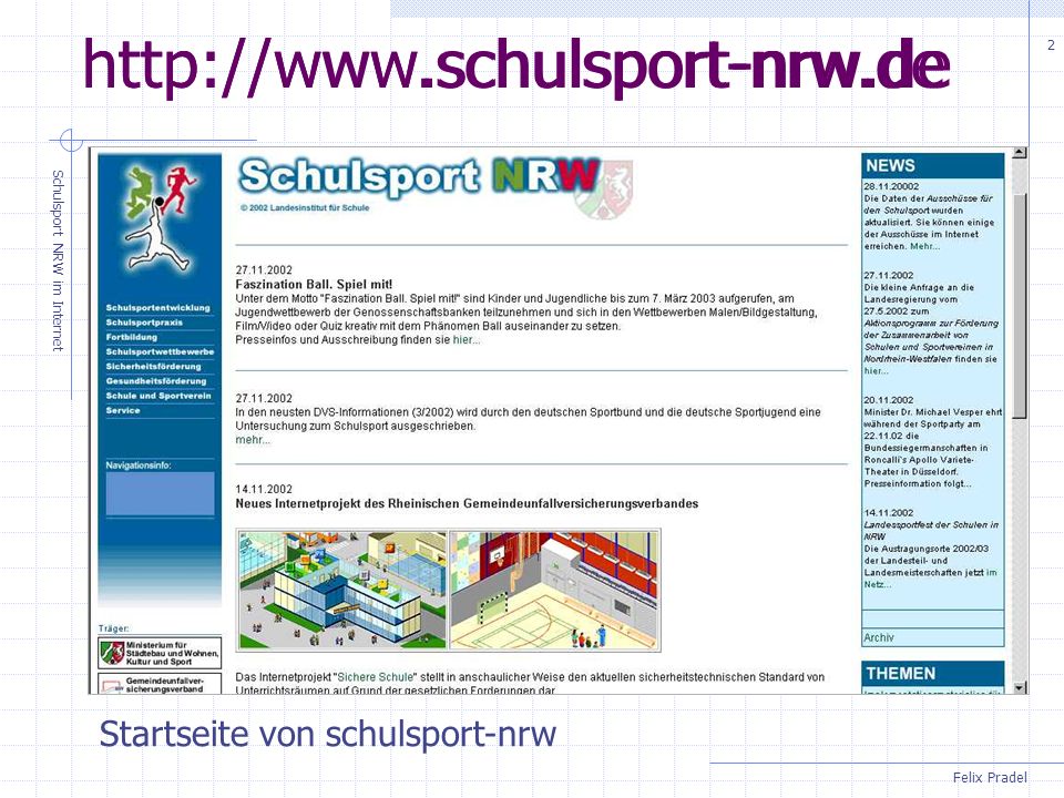 Schulsport NRW im Internet 2   Startseite von schulsport-nrw