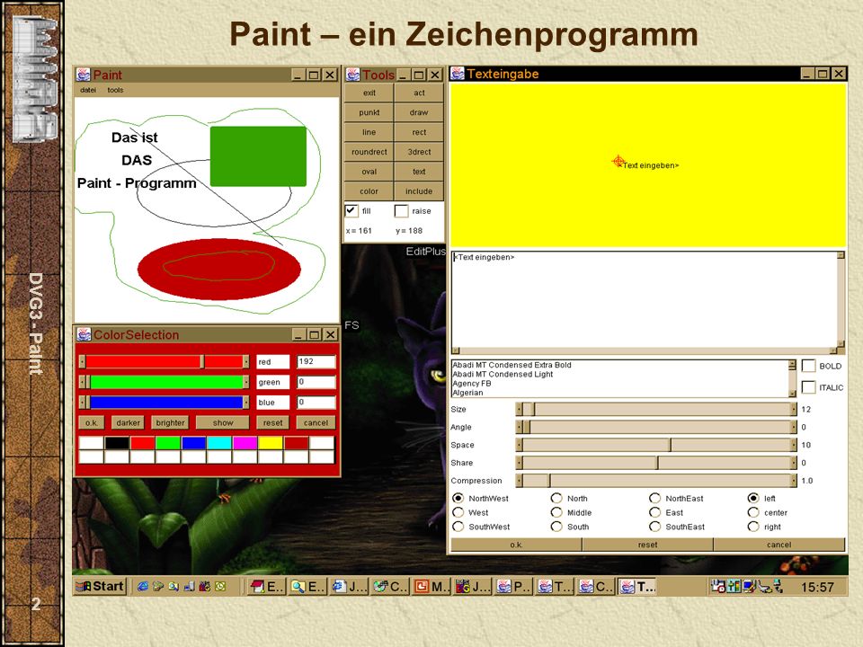 DVG3 - Paint 2 Paint – ein Zeichenprogramm