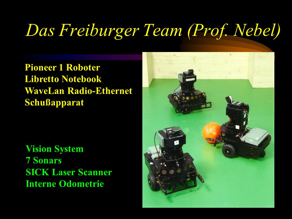 Das Freiburger Team (Prof.