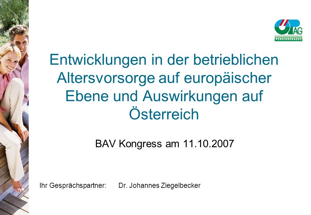 BAV Kongress am Ihr Gesprächspartner:Dr.