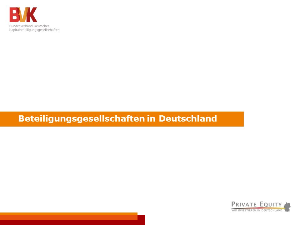 VC-Meeting // Frankfurt a.M., // Seite 4 Beteiligungsgesellschaften in Deutschland