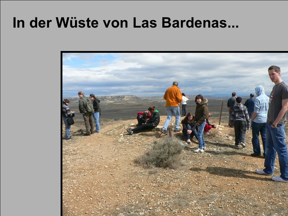 In der Wüste von Las Bardenas...