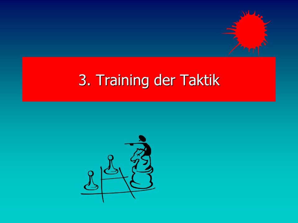 3. Training der Taktik