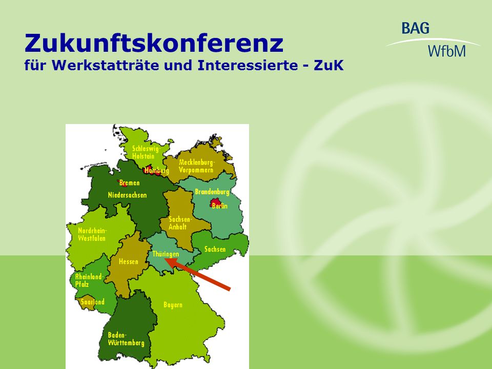 Zukunftskonferenz für Werkstatträte und Interessierte - ZuK