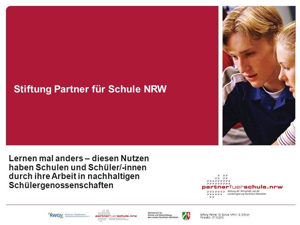 Stiftung Partner für Schule NRW / G.