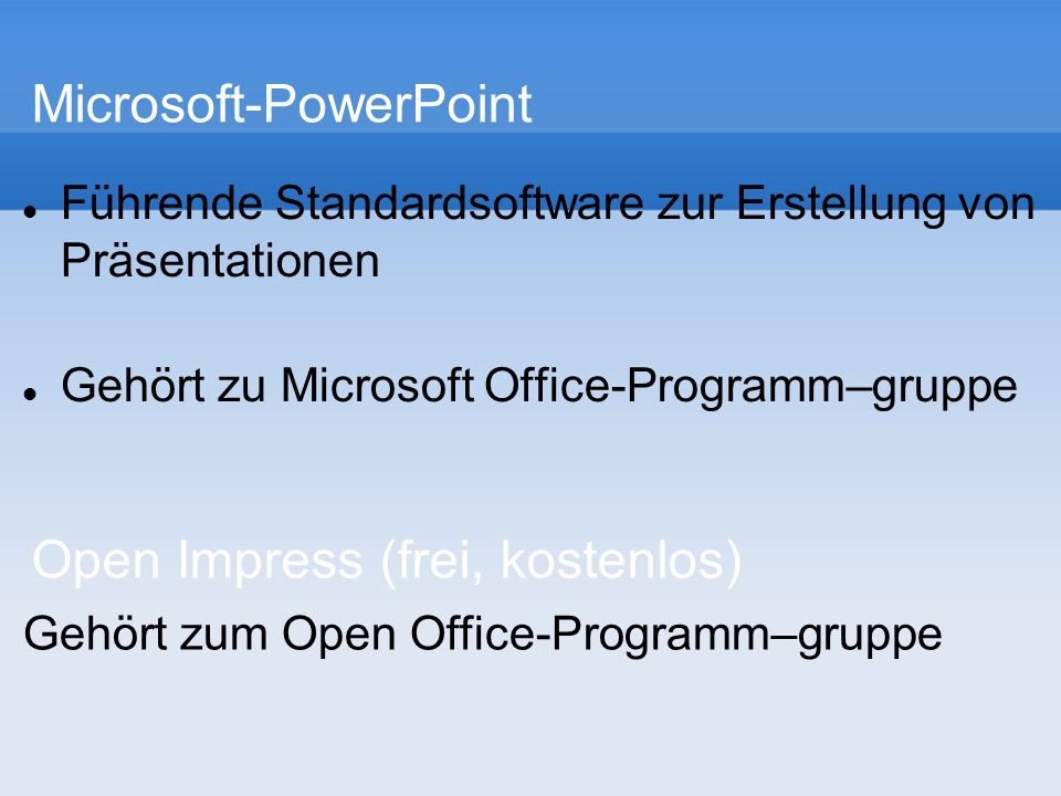 Prasentationsgrafik Fuhrende Standardsoftware Zur Erstellung Von Prasentationen Gehort Zu Microsoft Office Programm Gruppe Microsoft Powerpoint Open Ppt Herunterladen