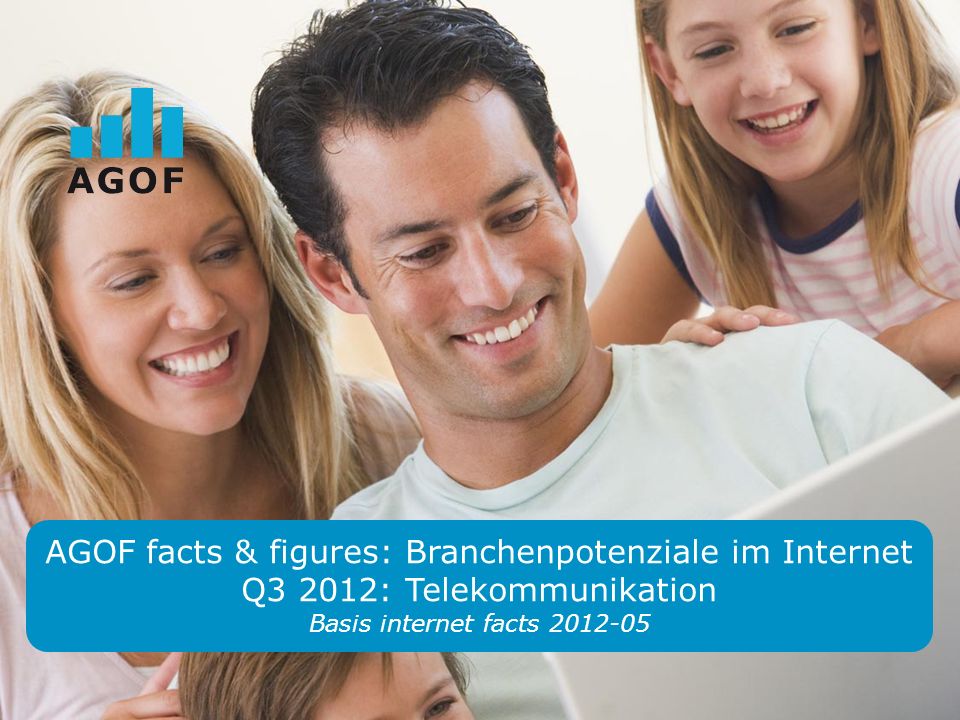 AGOF facts & figures: Branchenpotenziale im Internet Q3 2012: Telekommunikation Basis internet facts