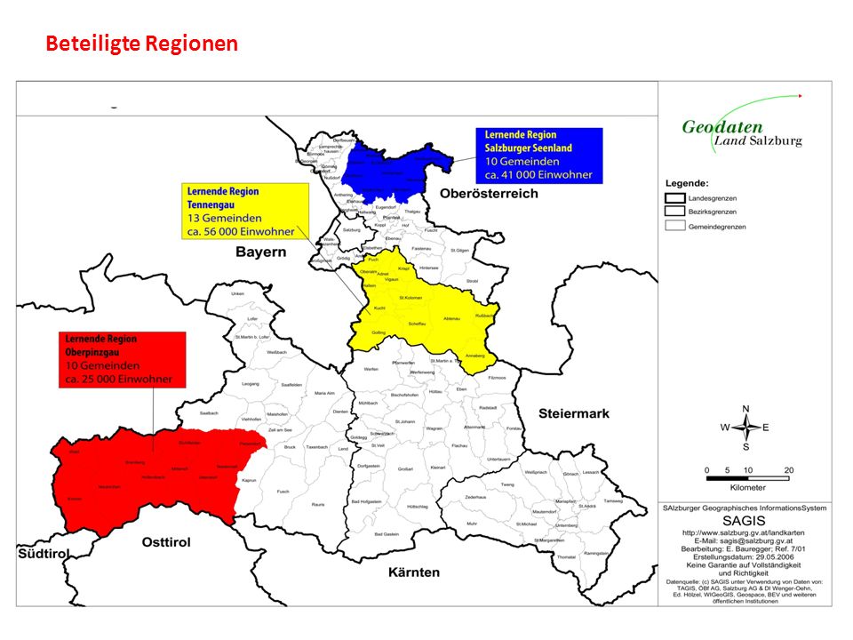 Beteiligte Regionen