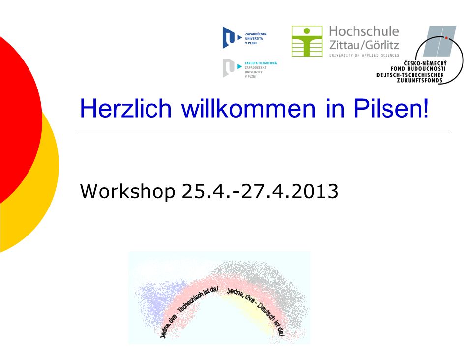 Herzlich willkommen in Pilsen! Workshop