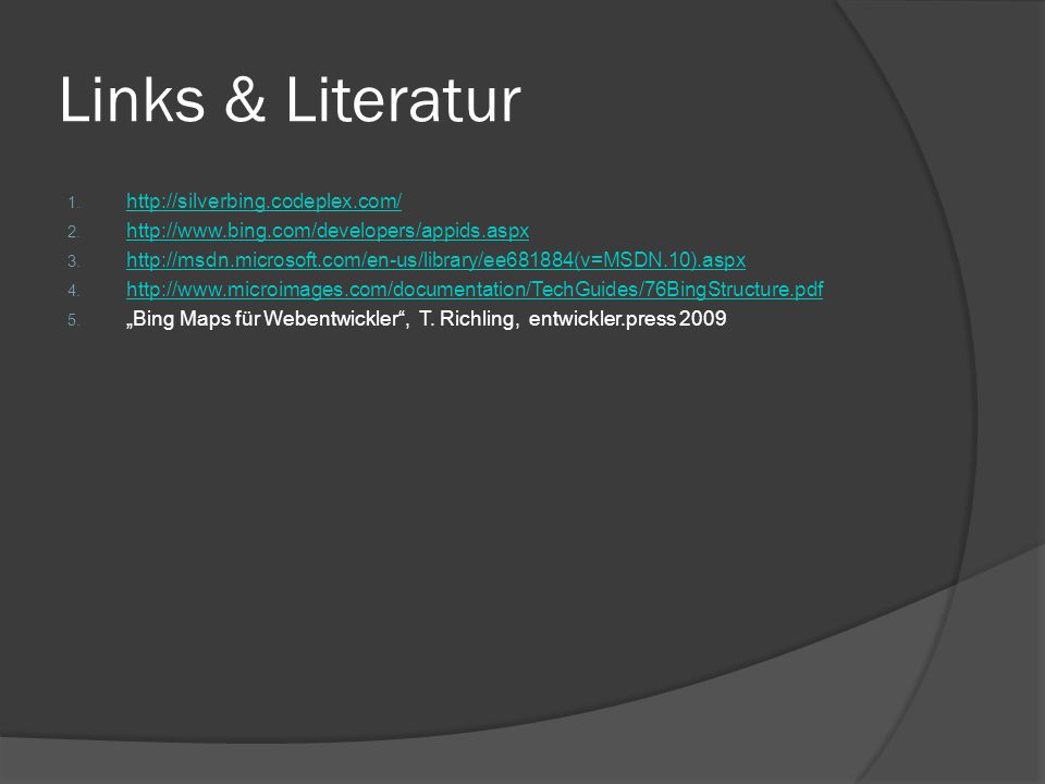 Links & Literatur