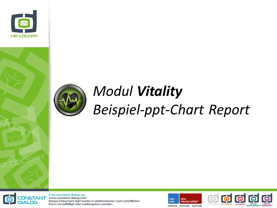 Modul Vitality Beispiel-ppt-Chart Report