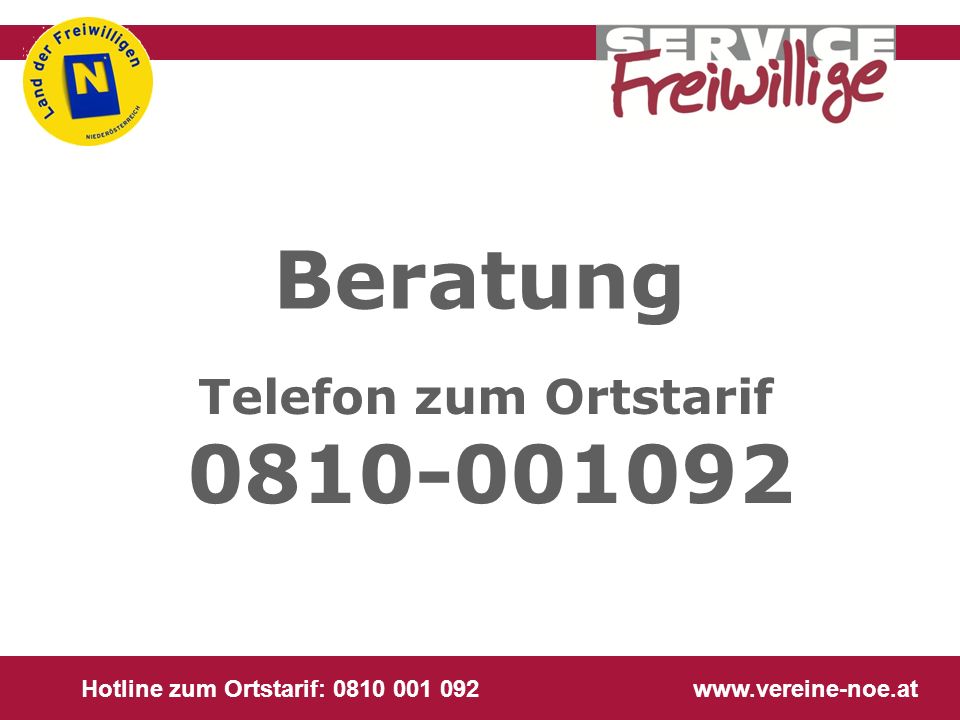 Hotline zum Ortstarif: Telefon zum Ortstarif Beratung
