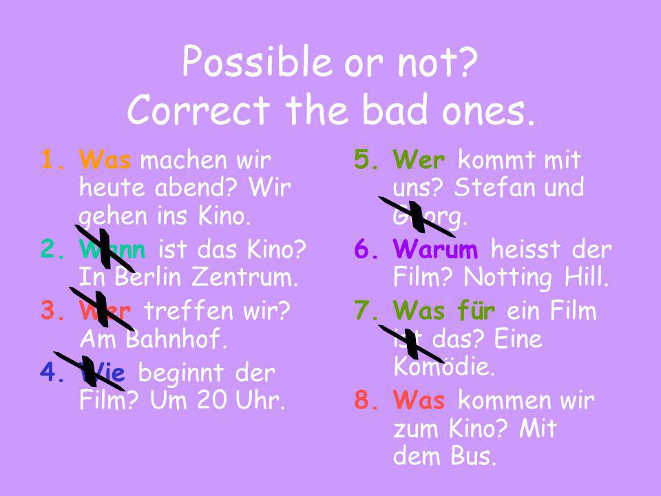 Choose the correct question word Wie / Wo gehts dir.