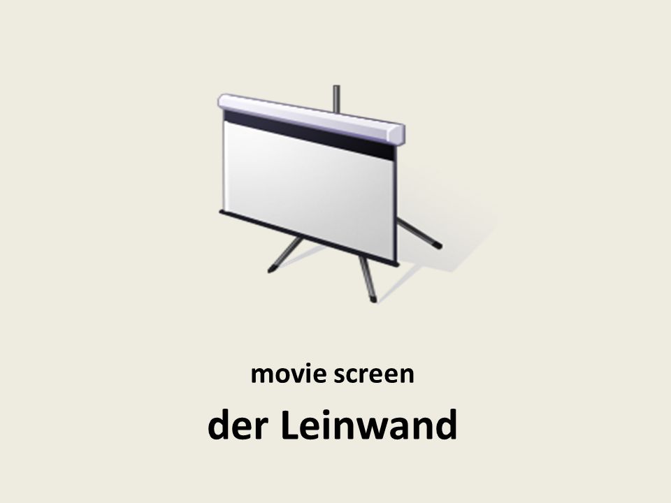 movie screen der Leinwand
