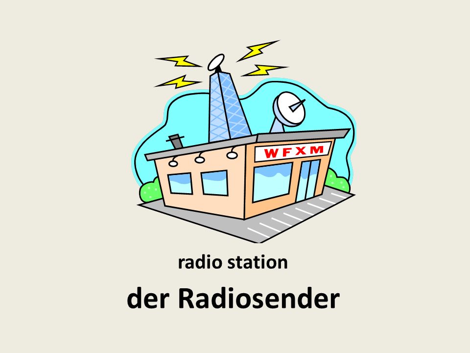 radio station der Radiosender