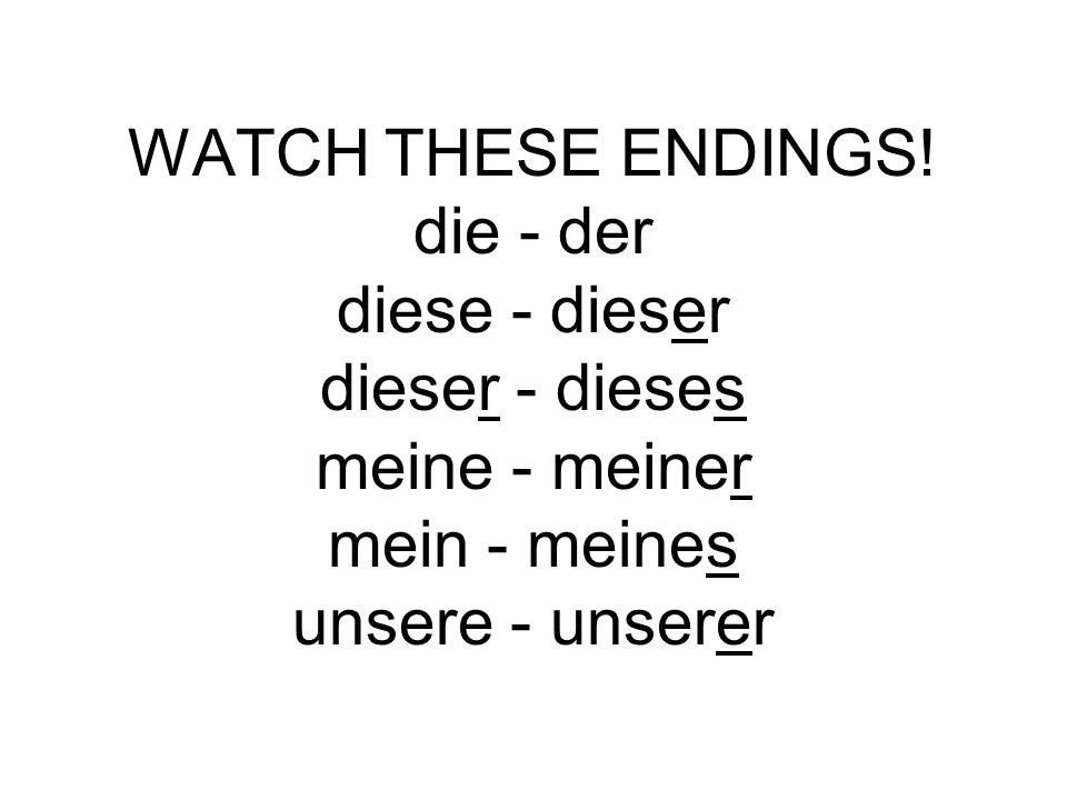 WATCH THESE ENDINGS.