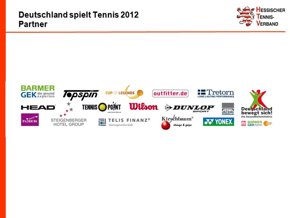 Deutschland spielt Tennis 2012 Partner