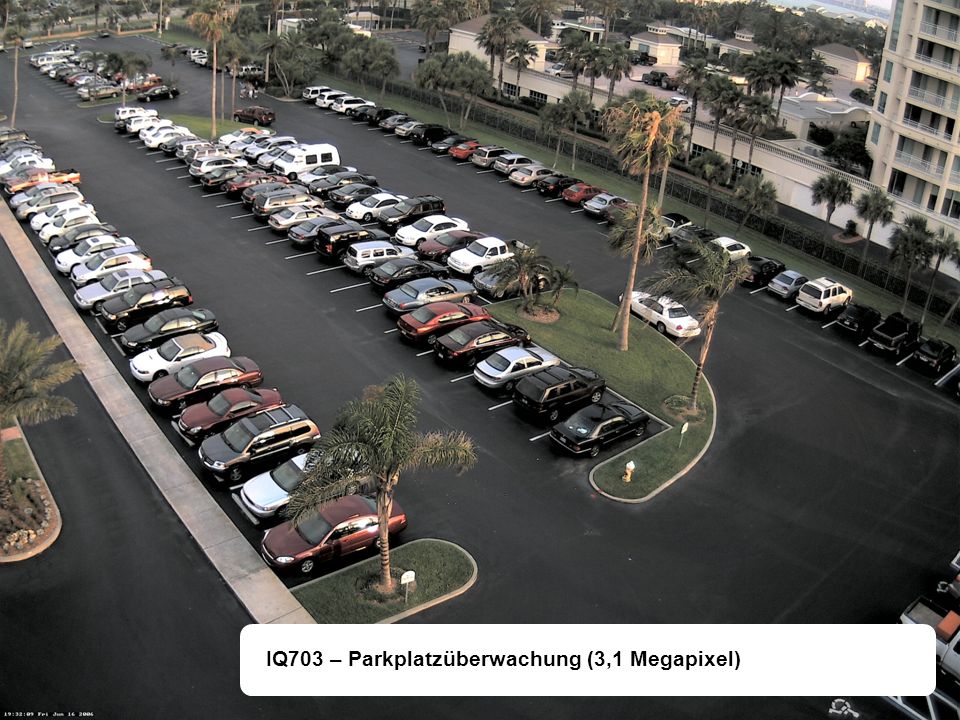 IQ703 – Parkplatzüberwachung (3,1 Megapixel)