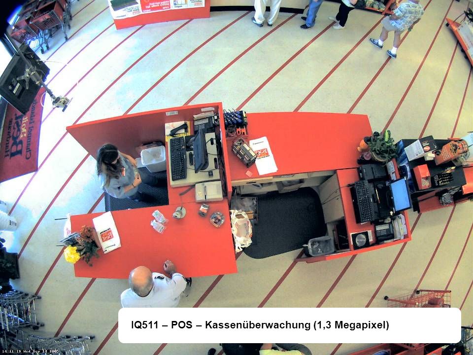 IQ511 – POS – Kassenüberwachung (1,3 Megapixel)