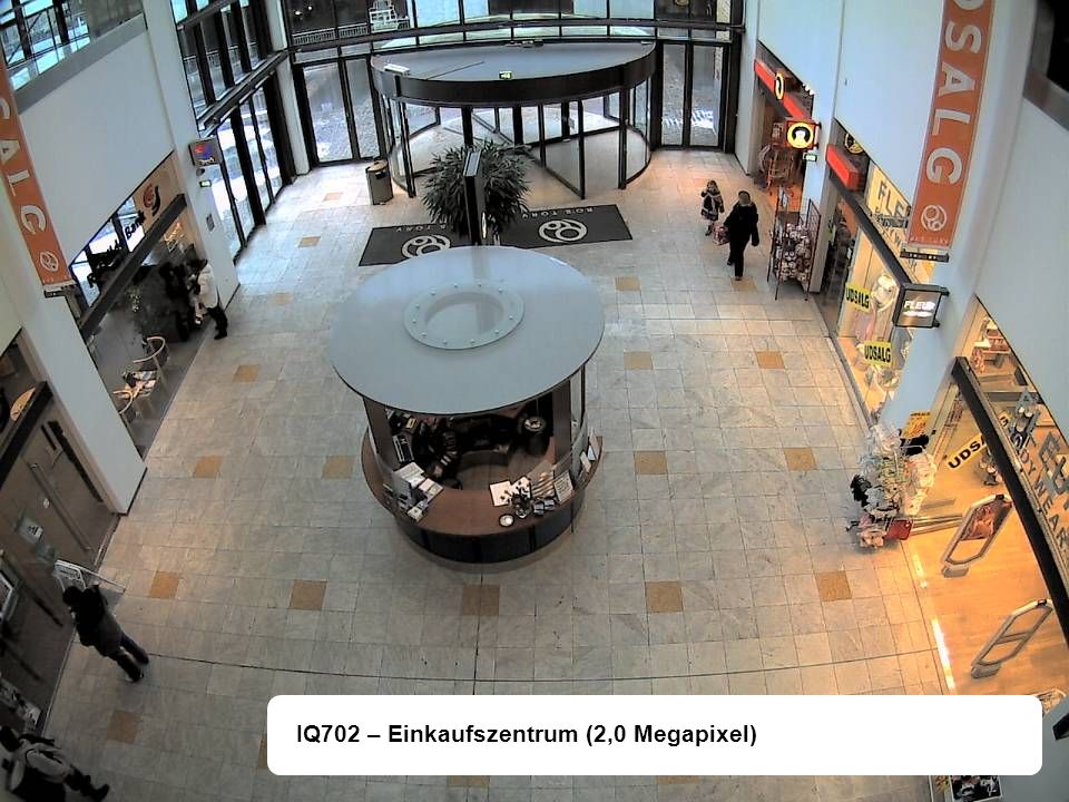 IQ702 – Einkaufszentrum (2,0 Megapixel)