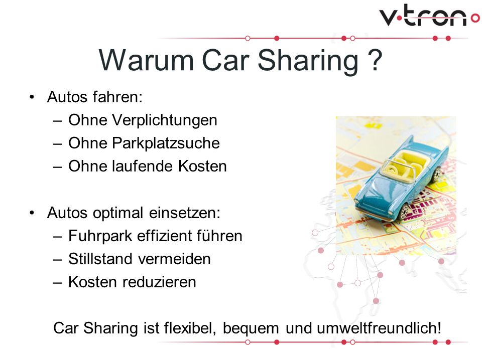 Warum Car Sharing .