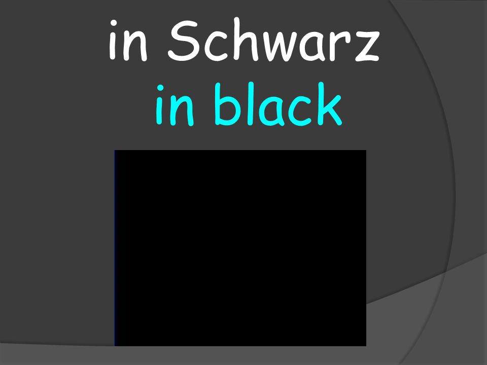 in black in Schwarz