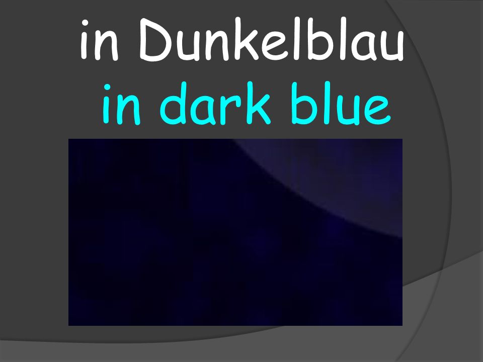 in dark blue in Dunkelblau